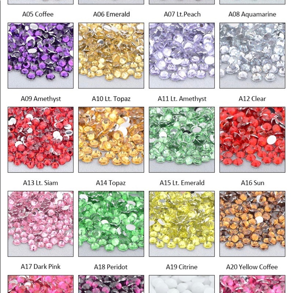 Resin Rhinestones - Picture 3 of 10